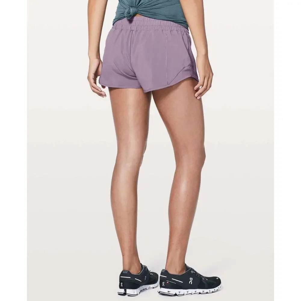 Lululemon Hotty Hot Short II *2.5” (Smoked Mulberry) - 4